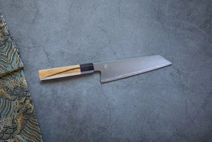 Stainless Bunka Knife - Ziricote