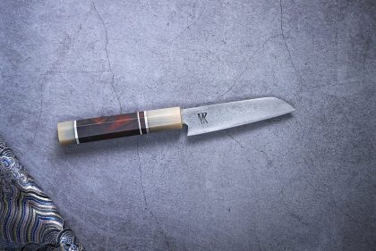 couteau d'office damas