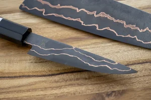 Pack damas cuivrégyuto et couteau d'office logo vietknife manche ébène