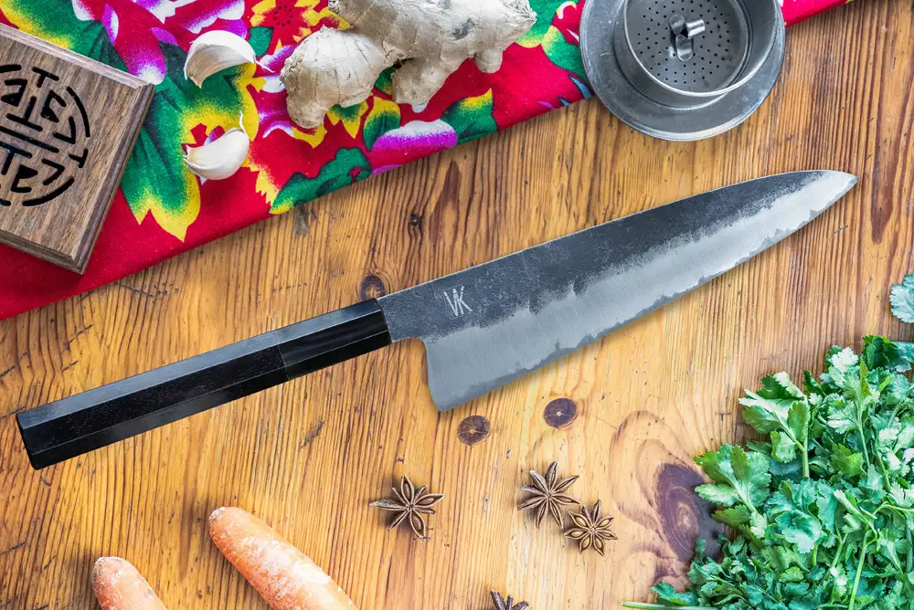 couteau de cuisine vietnamien chef san mai